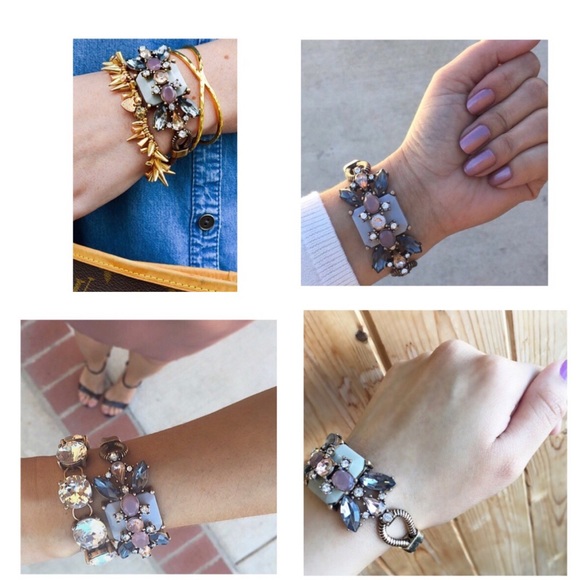 Vintage Pink and Gray Bracelet - Picture 6 of 8